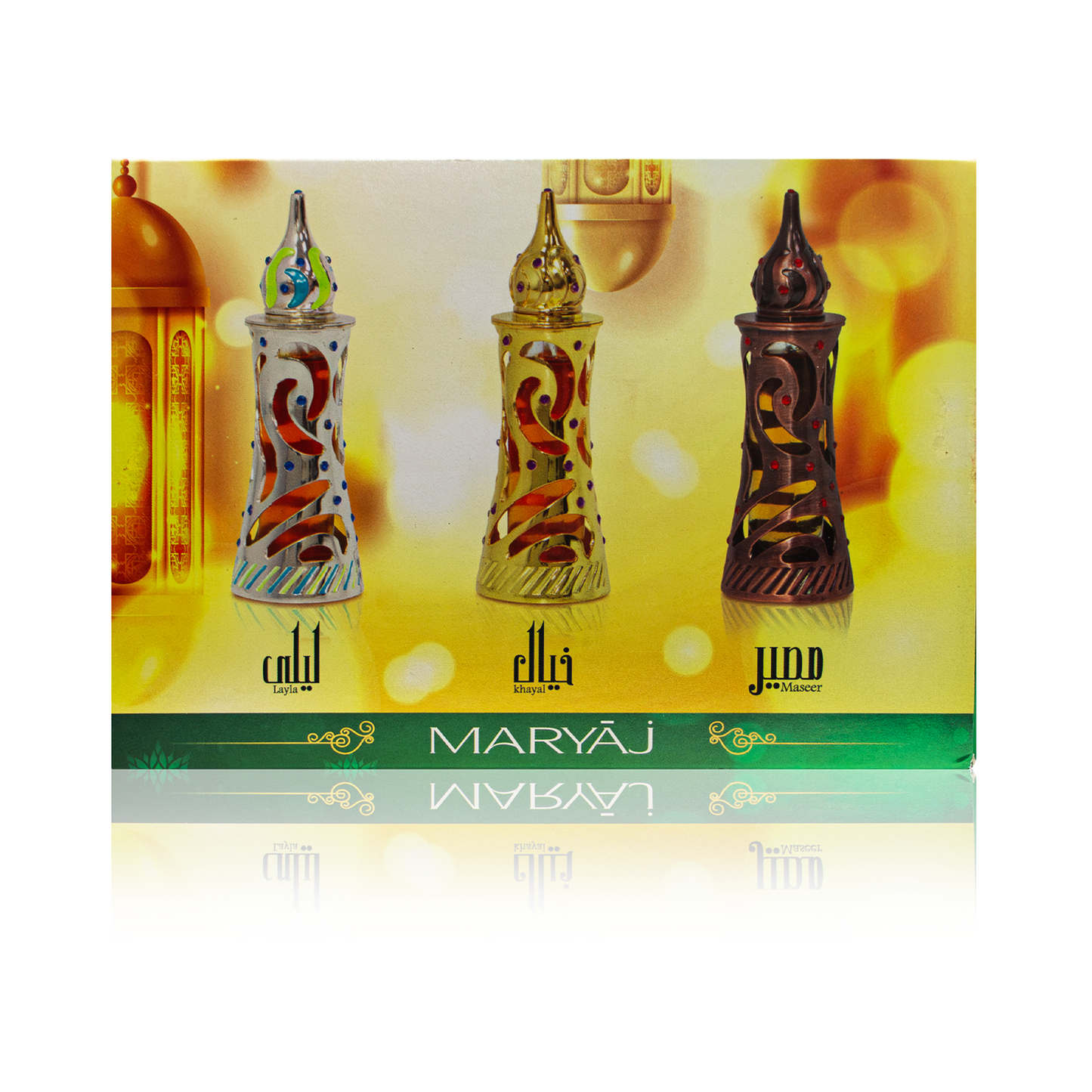 CELESTIAL GEMS Concentrated Perfume Oil Gift Set, 12 ml (Set of 3)