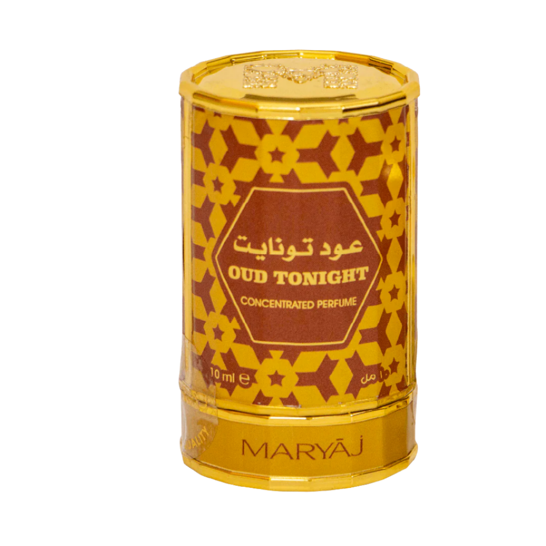 Oud Tonight Concentrated Perfume Oil For Unisex, 10 ml