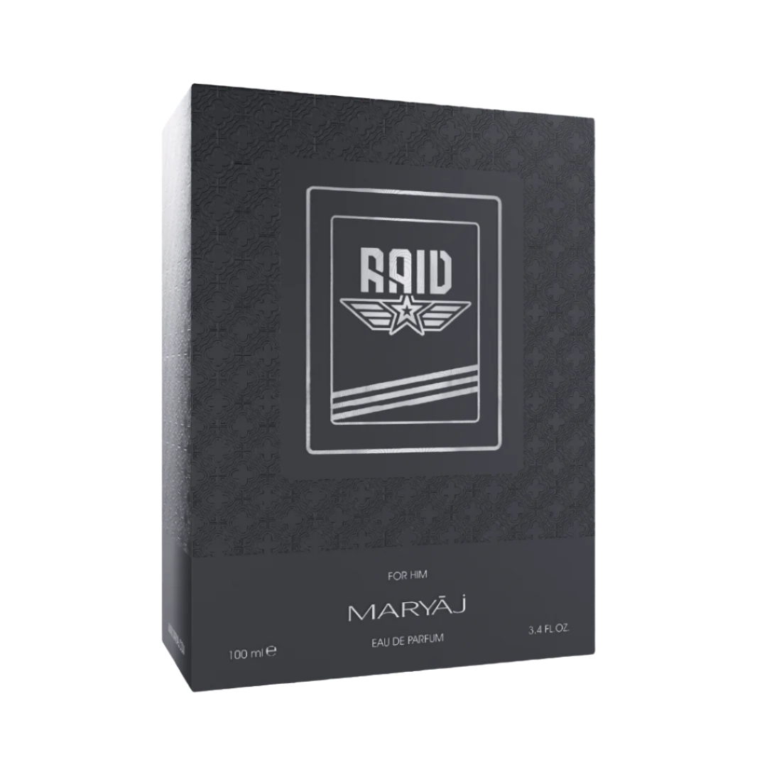 RAID – A Crisp Citrus-Aromatic Eau De Parfum for Men (100ml)