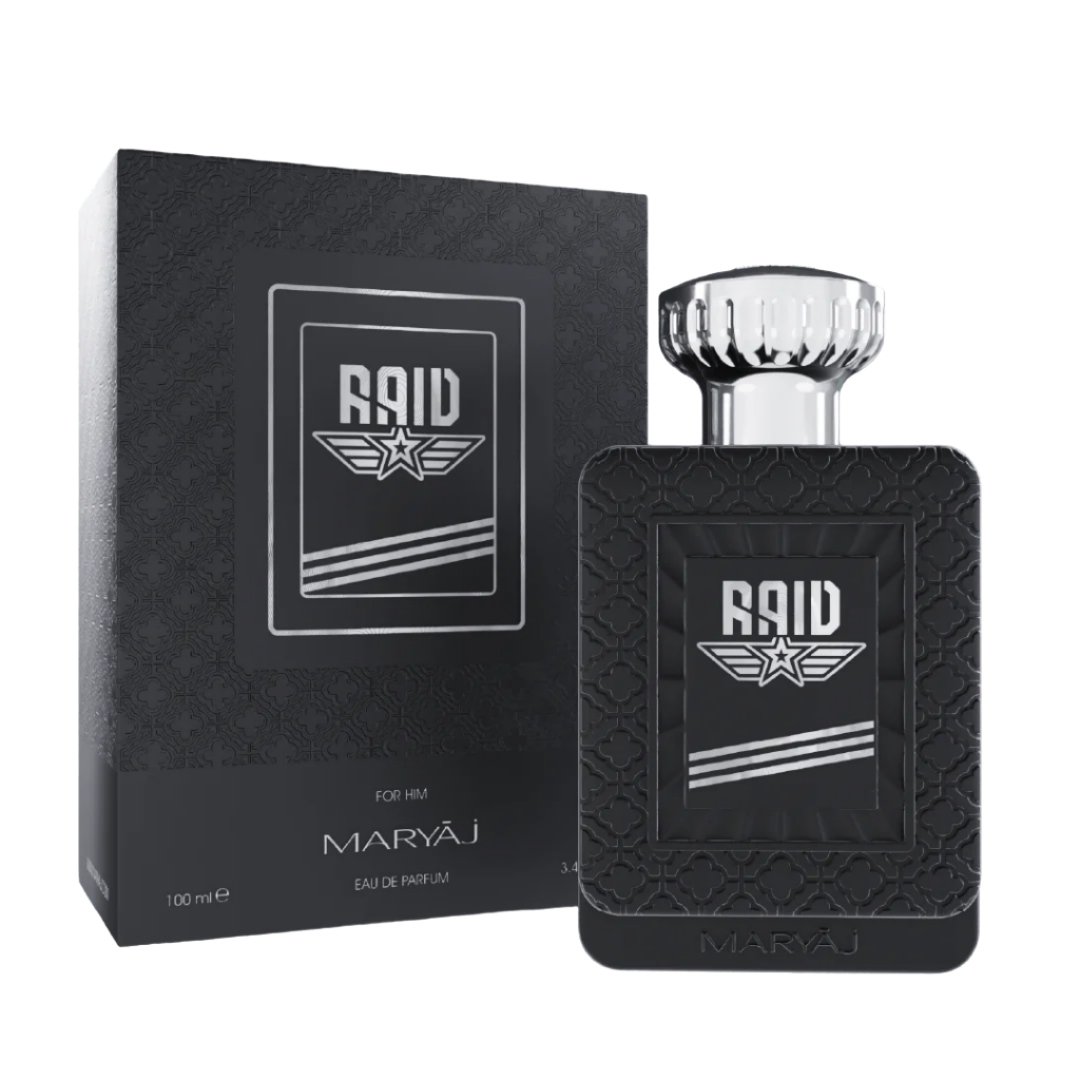 RAID – A Crisp Citrus-Aromatic Eau De Parfum for Men (100ml)