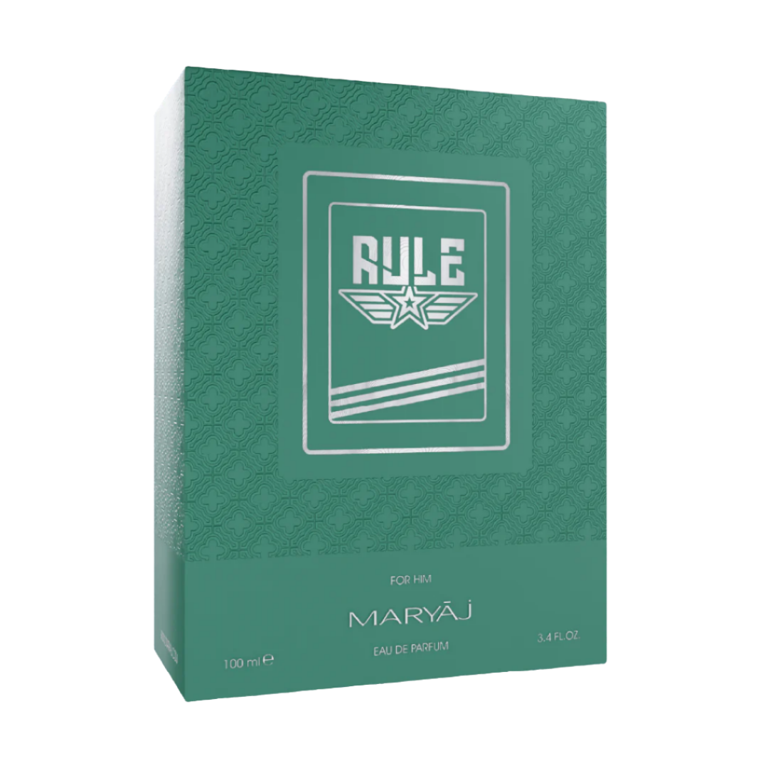 RULE – A Warm Citrus-Ambery Eau De Parfum for Men (100ml)