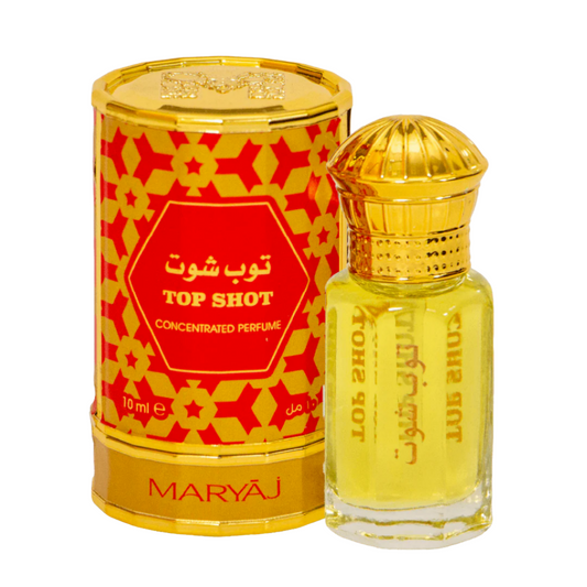 Top Shot Concentrated Perfume Oil For Unisex, 10 ml