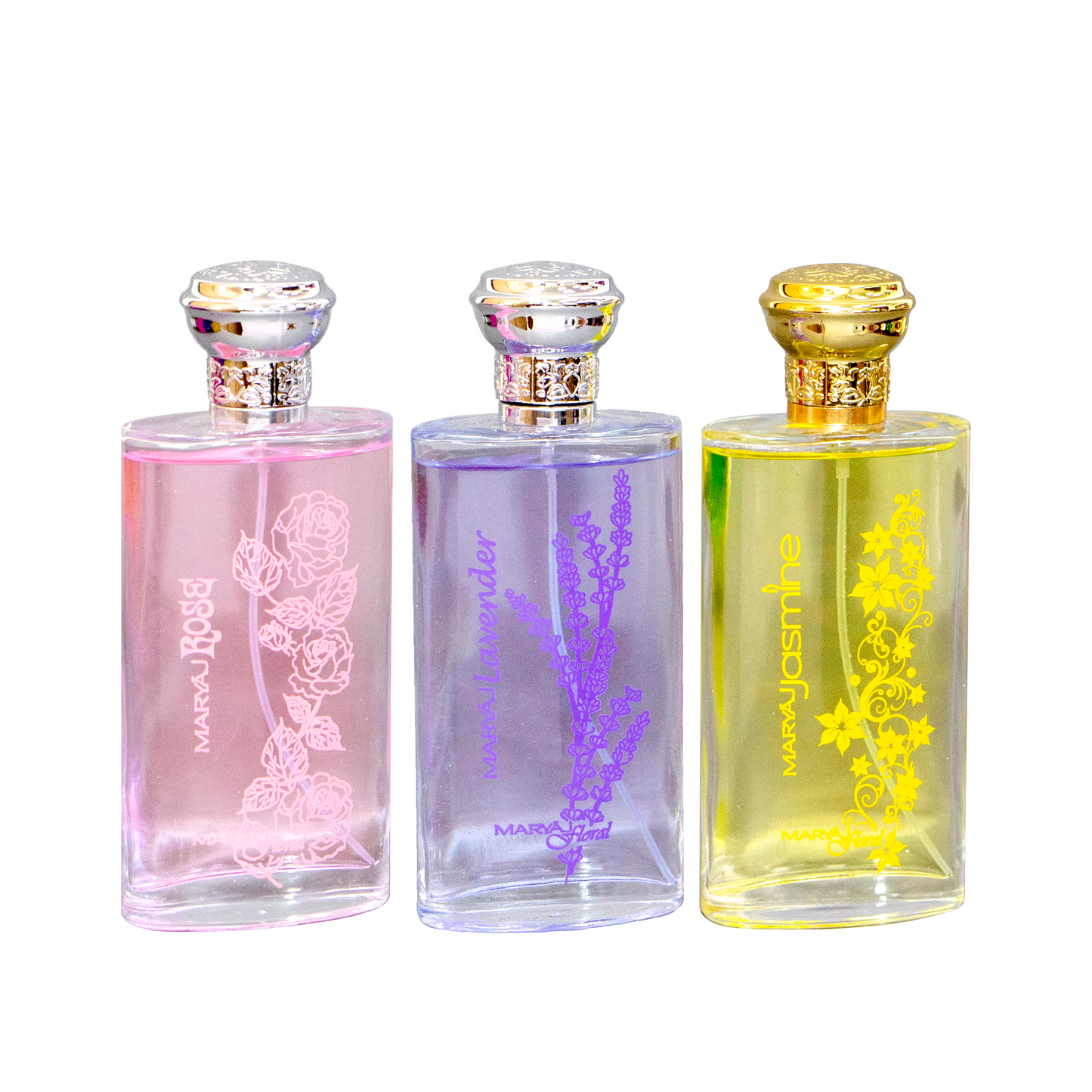 Floral & Fruity Feminine Fragrance Gift Set For Women (Set of 3)