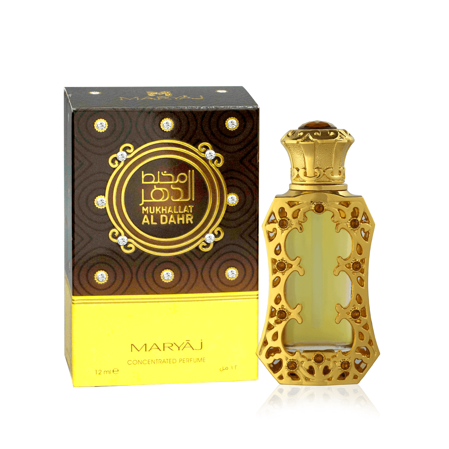 MUKHALLAT AL DAHR Concentrated Perfume Oil For Men, 12 ml