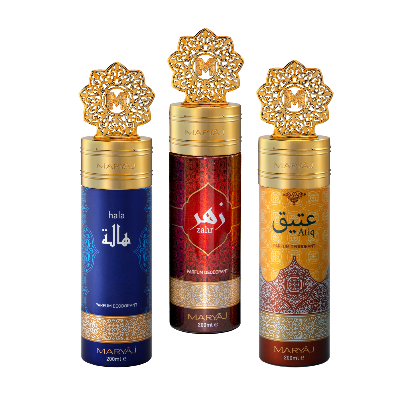 Oriental Deodorant Body Spray For Unisex, Pack of 3, (200ml Each)