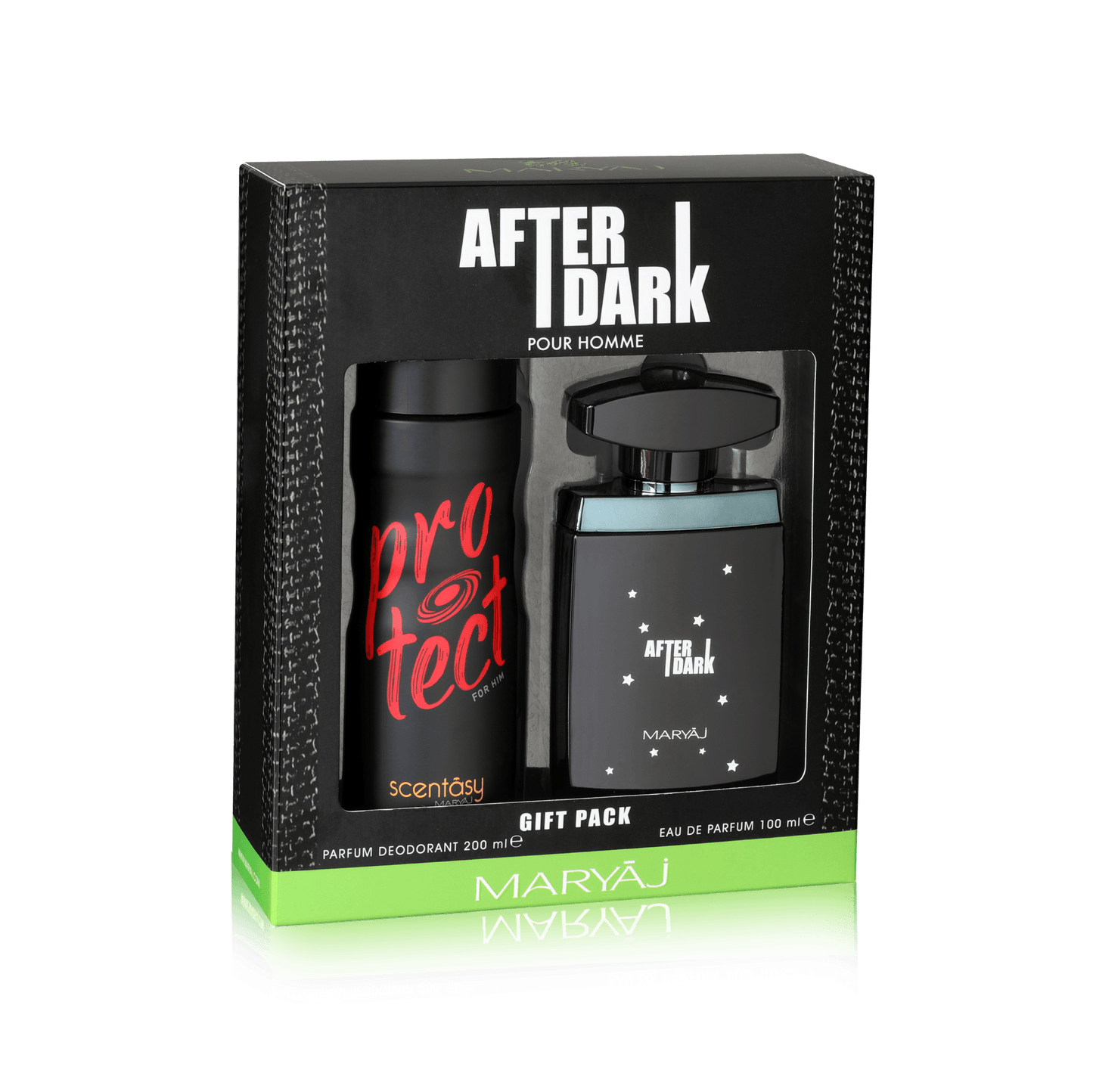 After Dark Perfume Gift Set for Men (Eau de Parfum Spray 100ml + Protect Perfume Body Spray 200ml)