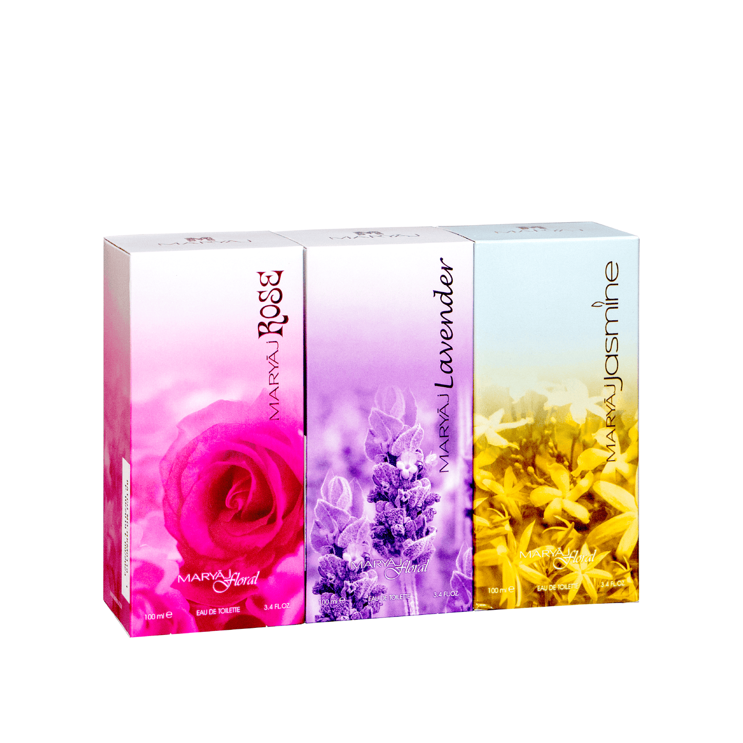 Floral & Fruity Feminine Fragrance Gift Set For Women (Set of 3)