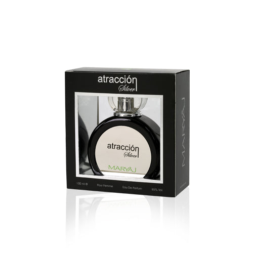 ATRACCION Silver Eau De Parfum For Women, 100 ml