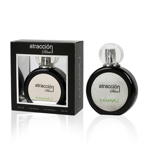 ATRACCION Silver Eau De Parfum For Women, 100 ml