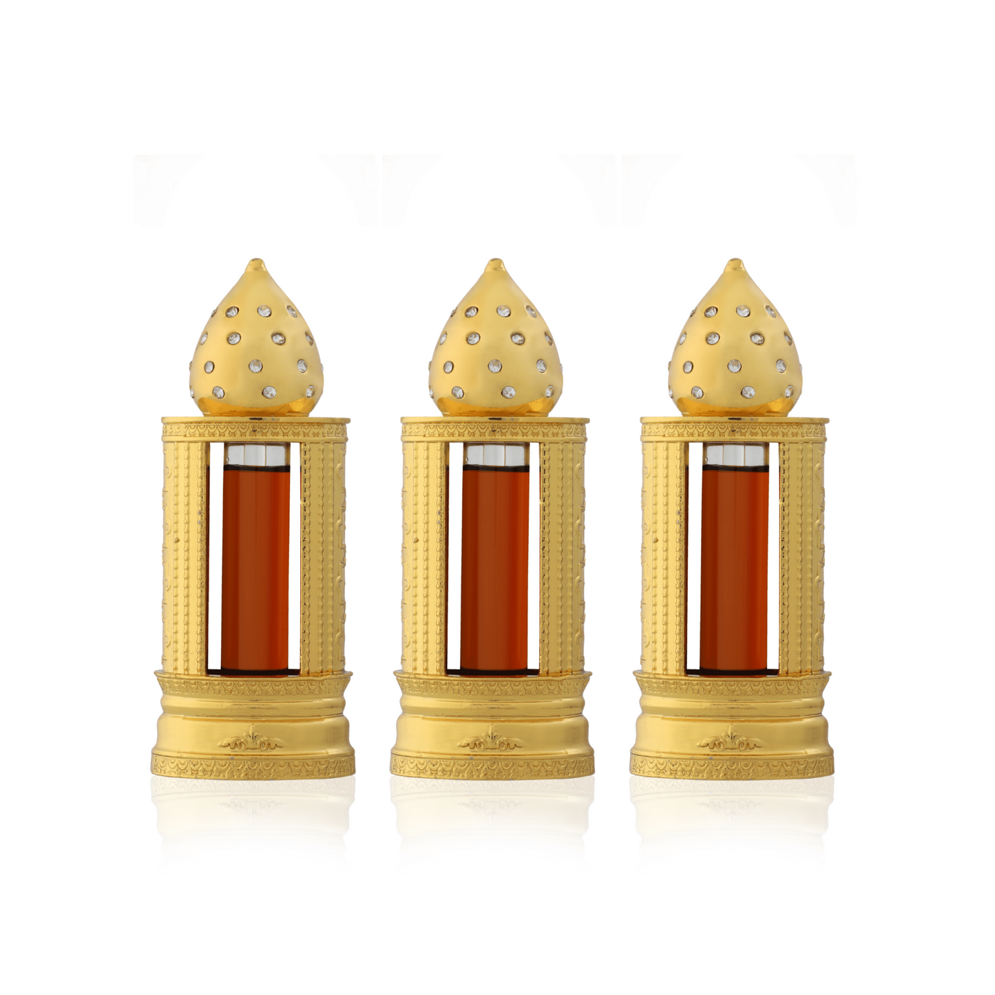 DAHN AL OUD YA ROUHI Concentrated Perfume Oil Combo For Men, 3 ml (Pack of 3)