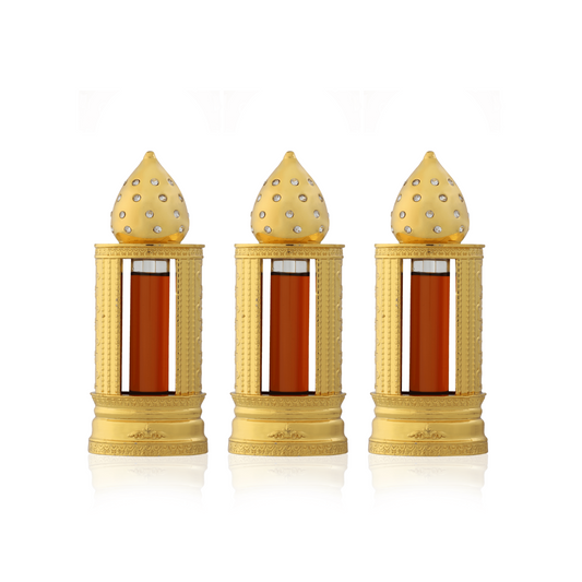 DAHN AL OUD YA ROUHI Concentrated Perfume Oil Combo For Men, 3 ml (Pack of 3)