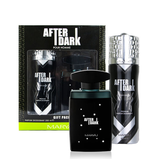 After Dark Perfume Gift Set for Men (Eau de Parfum Spray 100ml + Body Spray 200ml)