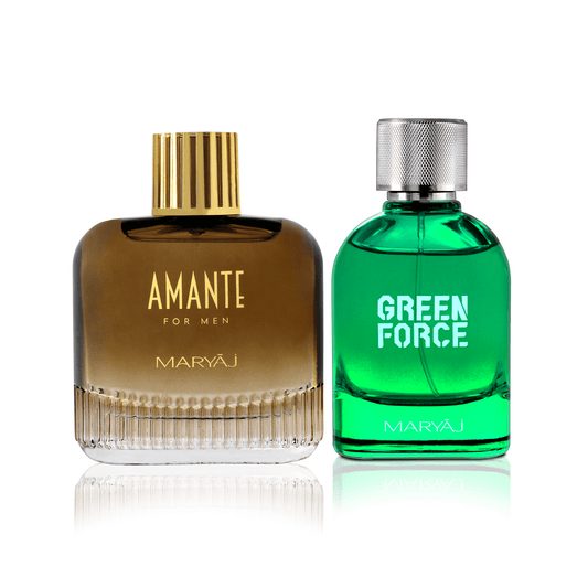 AMANTE & GREEN FORCE Combo for Men, Pack of 2 (100ml each)
