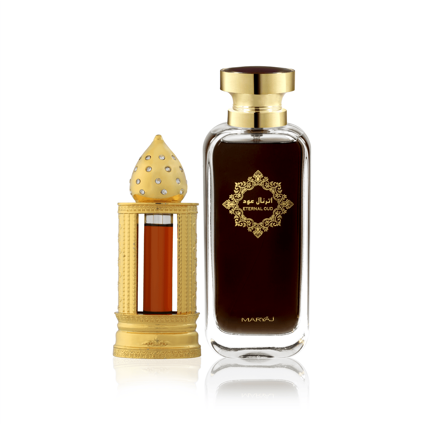 ETERNAL OUD EDT with DAHN AL OUD Combo for Unisex, Pack of 2
