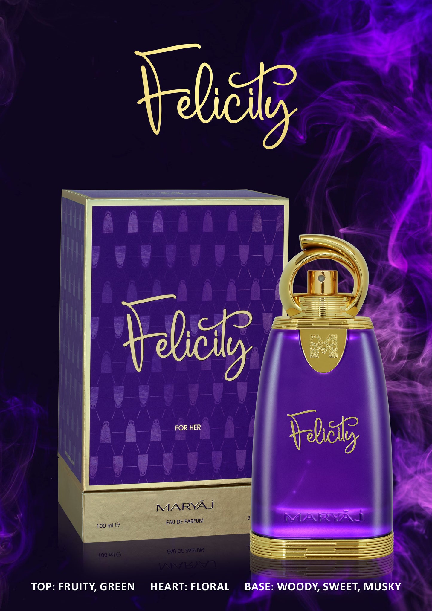 Felicity For Women - Eau De Parfum , 100 ml