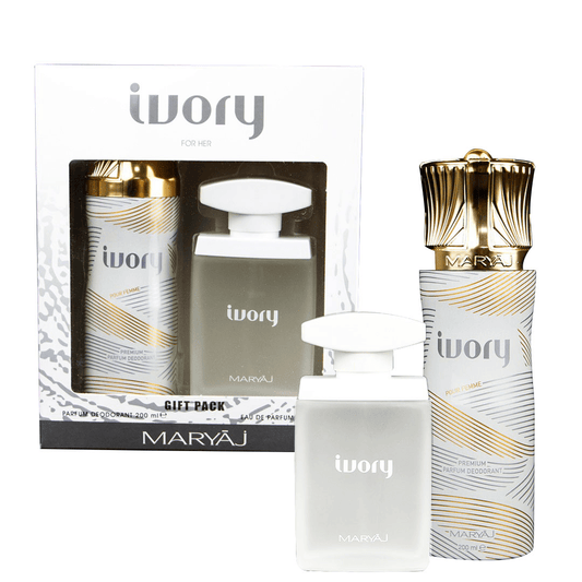 Ivory Perfume Gift Set for Women (Eau de Parfum 100ml + Body Spray 200ml)