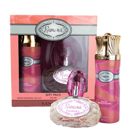 Ramona Perfume Gift Set for Women (Eau de Parfum 100ml + Body Spray 200ml)