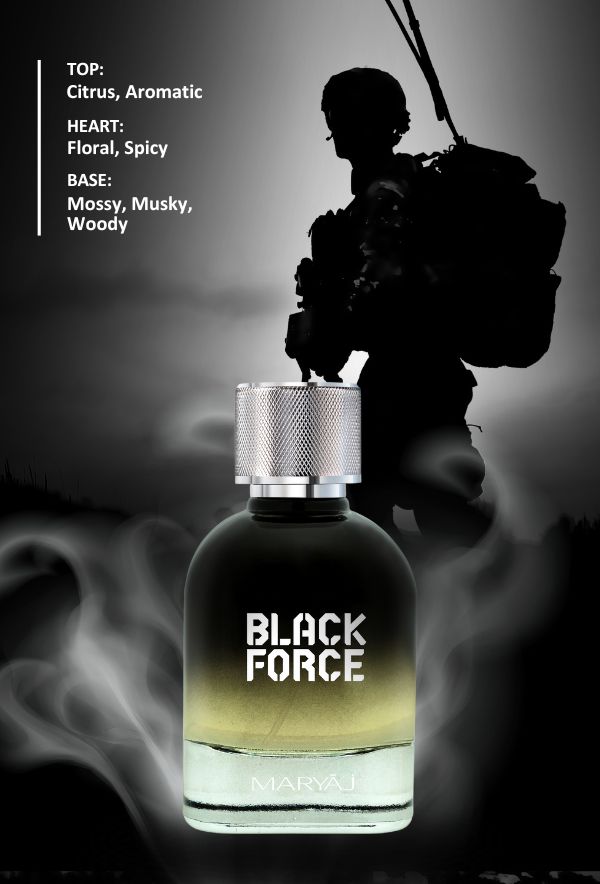 BLACK FORCE Eau De Parfum For Men, 100 ml