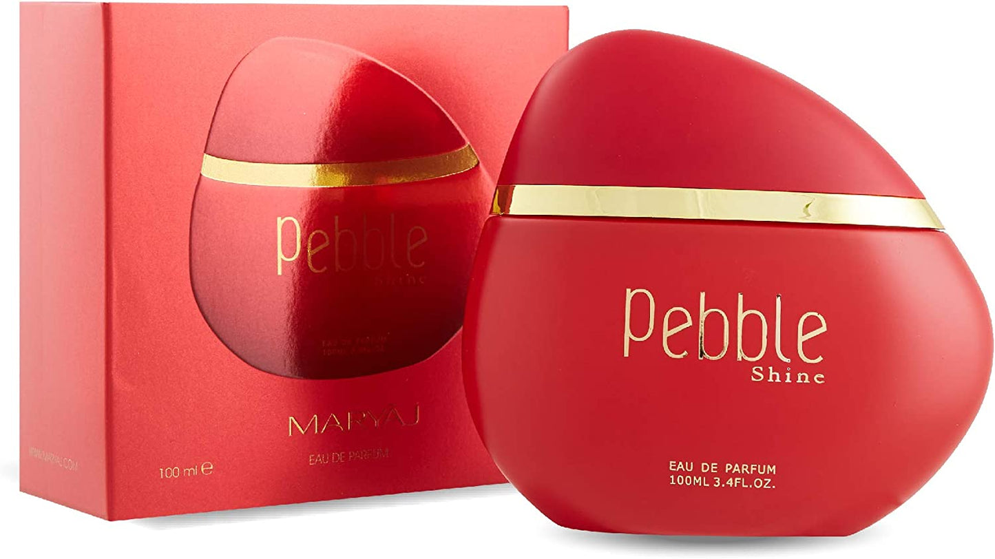 PEBBLE SHINE Eau De Parfum 100ml for Women and DYNAMIC Eau De Parfum 100ml for Men + 2 Parfum Testers FREE