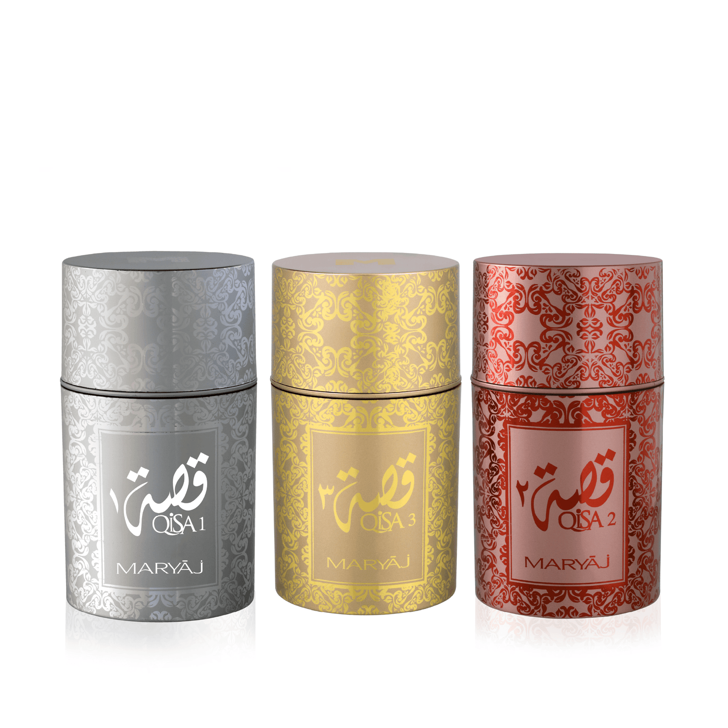 QISA Eau De Parfum Combo for Unisex, Pack of 3 (50ml each)